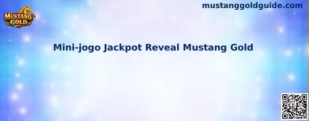 Mini-jogo Jackpot Reveal Mustang Gold banner